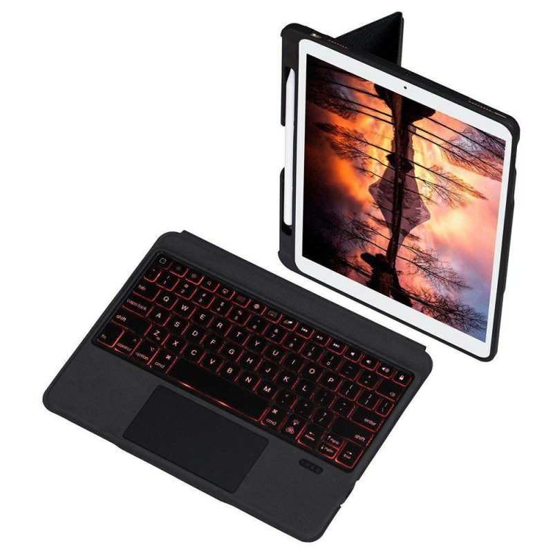 Keyboards | Detachable Tablet BT Keyboard Case with Touchpad Pen Slot Compatible with iPad Air 4 10.9”/iPad Pro 11” 2018/2020/2021 Computer Peripherals Keyboards