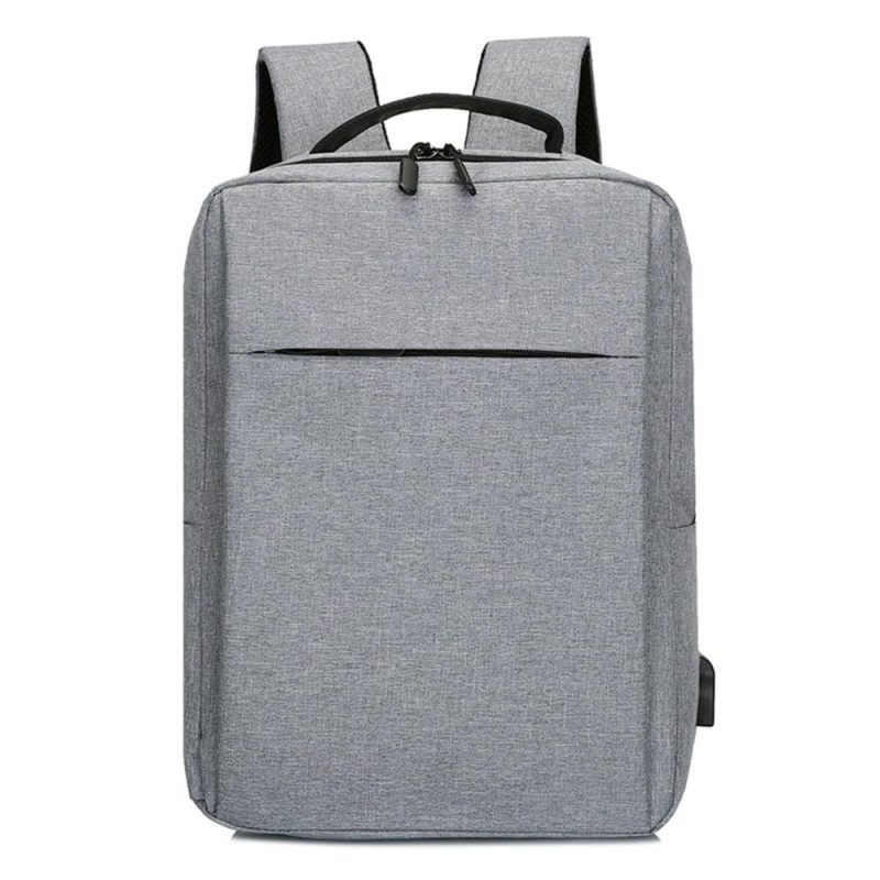 Laptop Bags | Travel Laptop Backpack with USB Charging Port Durable Large Capacity Separate Compartment Business Backpacks Fits 15/17 Inch Computer Bag Grey Laptop Bags Grey