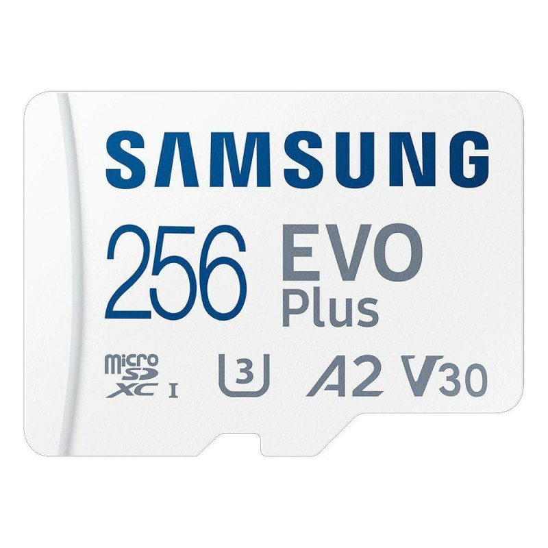 Memory Cards | EVO Plus 256GB TF Card U3 A2 V30 High-speed Micro SD Card up to 130MB/s Read Speed for Phone Tablet Security Monitoring Flash Drives & Storage Memory Cards