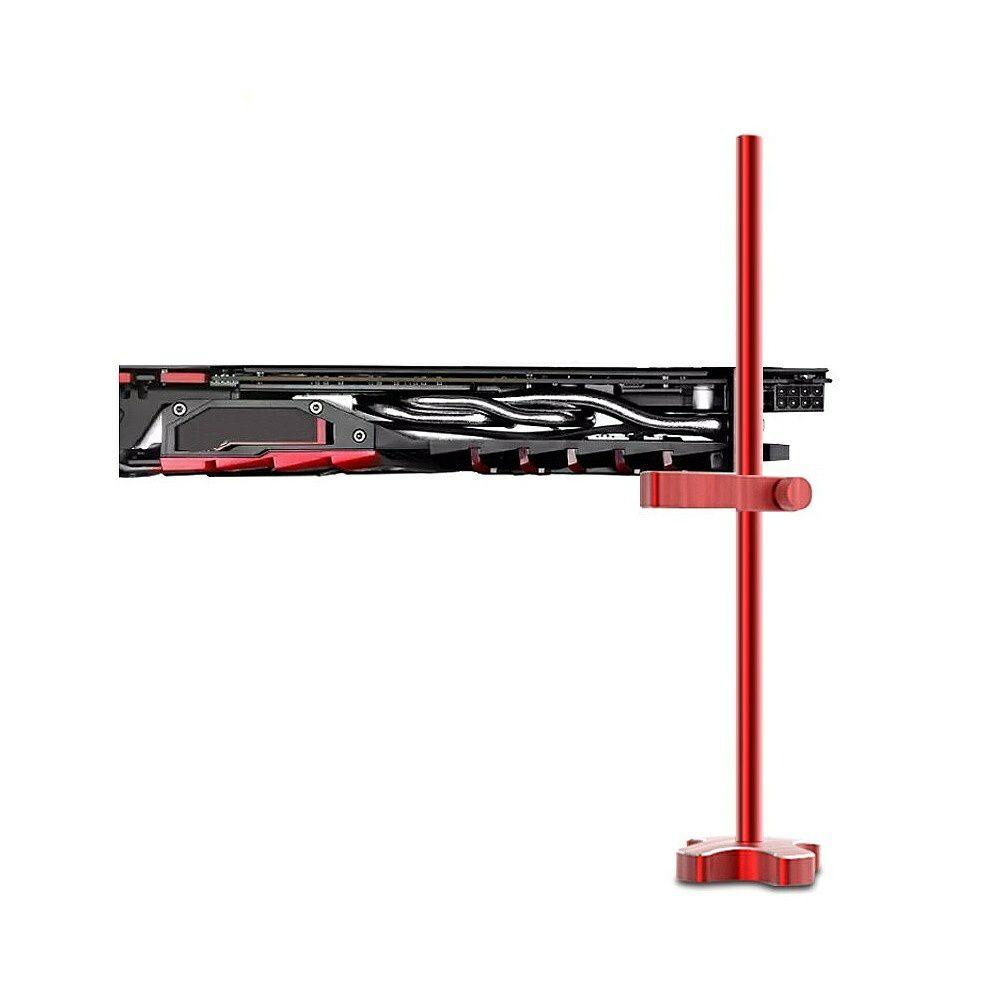 Other | GM961 Aluminum Vertical Graphics Card Holder Single Support Jack Bracket Desktop PC Case Video Card Stand Cooling Bracket Red Red Computer Peripherals Other