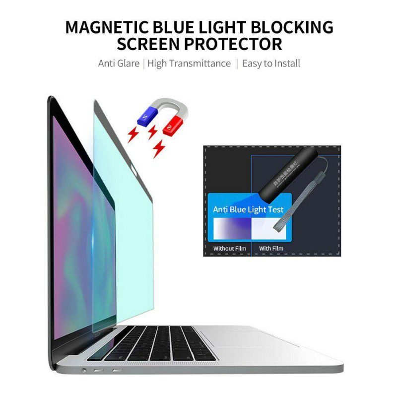 Other Laptop Accessories | Magnetic Blue Light Blocking Screen Protector Anti UV Film Anti Glare Frosted Film Compatible with Macbook Air 13”(2018-2020) Laptops & Notebooks Other Laptop Accessories