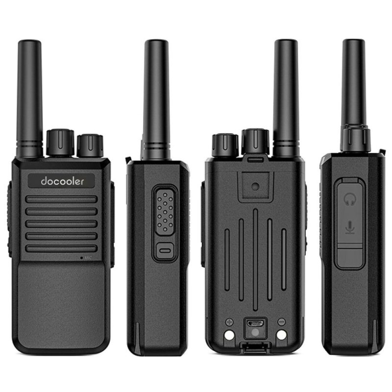 Other Networking Accessories | T1 Walkie Talkie 16 Channel Professional FM Transceiver Handheld Two Way Radios Rechargeable with Battery and Charging Dock Networking Other Networking Accessories