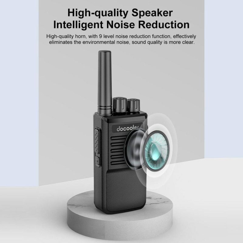 Other Networking Accessories | T1 Walkie Talkie 16 Channel Professional FM Transceiver Handheld Two Way Radios Rechargeable with Battery and Charging Dock Networking Other Networking Accessories