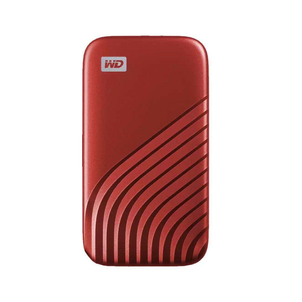 Solid State Drives | My Passport SSD 500GB Type-C Portable Solid State Drive NVMe High-speed Technology 256-bit AES Hardware Encryption Grey Red Flash Drives & Storage Red