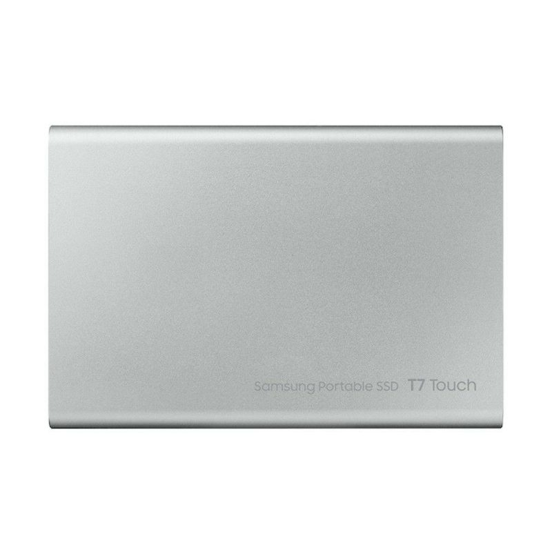 Solid State Drives | T7 Touch Type-C USB 3.2 500GB Portable SSD up to 1050MB/s Sequential Read Speed Fingerprint Identification Blue Silver Flash Drives & Storage Silver