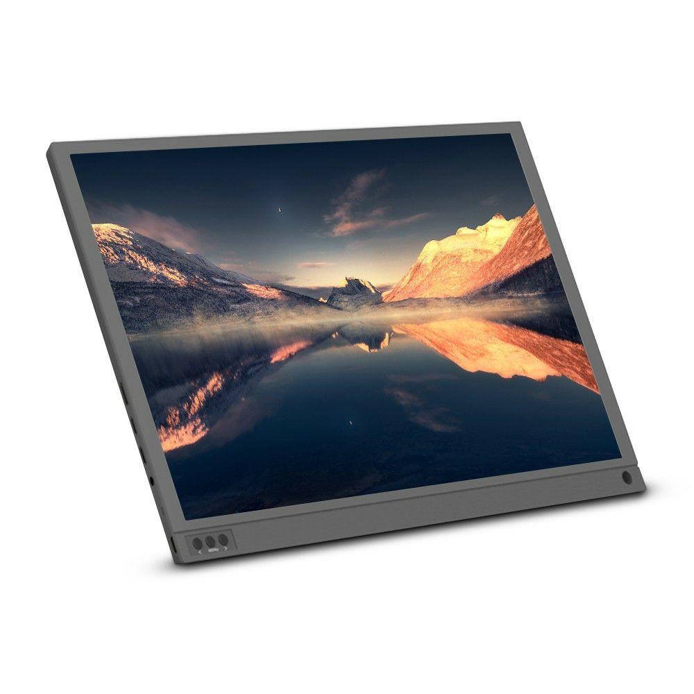 Tablet Accessories | 15.6 Inch Portable Monitor 1920×1080 Full HD IPS Screen Grey Tablet Accessories Grey