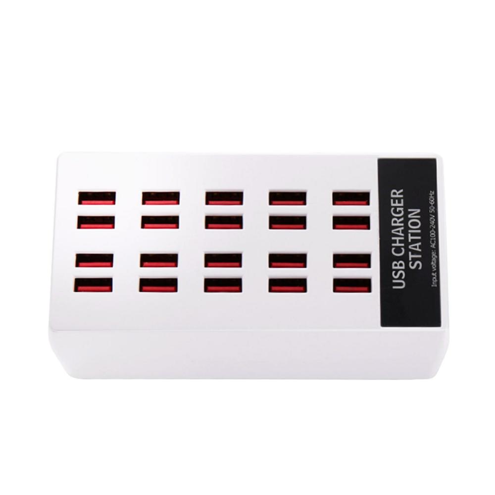 USB Hubs | 100W USB Charging Station USB Plug Charger 20-port Desktop Charger Compatible with IOS & Android System And iPhone/Huawei/Xiaomi/Samsung/OPPO/VIVO Computer Peripherals USB Hubs