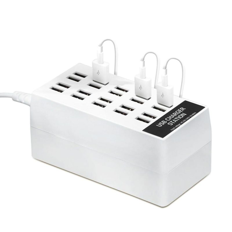 USB Hubs | 100W USB Charging Station USB Plug Charger 20-port Desktop Charger Compatible with IOS & Android System And iPhone/Huawei/Xiaomi/Samsung/OPPO/VIVO Computer Peripherals USB Hubs