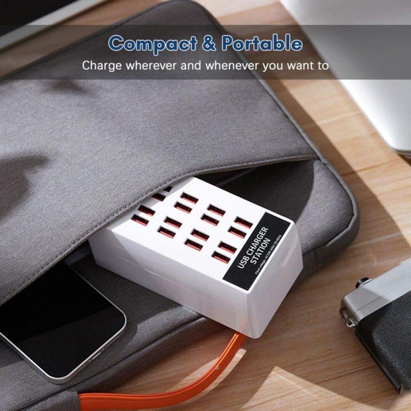 USB Hubs | 100W USB Charging Station USB Plug Charger 20-port Desktop Charger Compatible with IOS & Android System And iPhone/Huawei/Xiaomi/Samsung/OPPO/VIVO Computer Peripherals USB Hubs