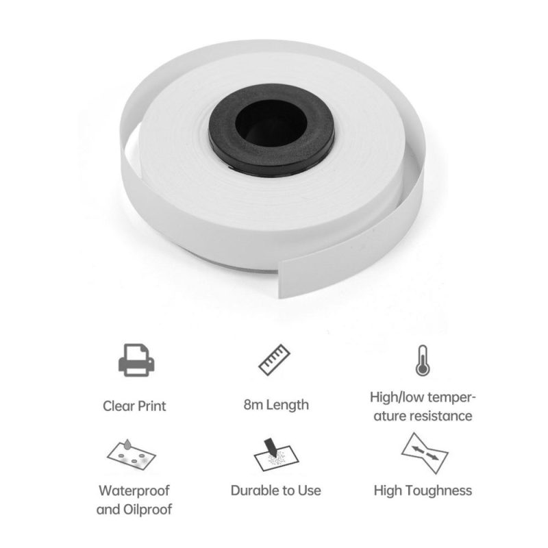 Printers & Supplies | 10-Pack PET Label Tapes Refills For MAX LM Label Printers LM-370A/ LM-380E/ LM-380A/ LM-380EZ/ LM-390A  – 9mmx8m Yellow Office & School Supplies Printers & Supplies